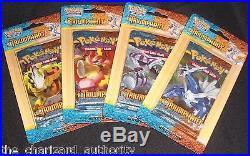 1x HGSS Triumphant Set SEALED Blister Box 24x Booster Packs NEW Pokemon Cards