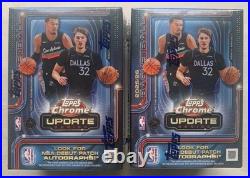 (2) 2025 Topps Chrome Update Basketball Blaster Boxes Sealed