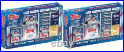 (2) 2025 Topps Series 2 Baseball Super Box Lot Factory Sealed Presale