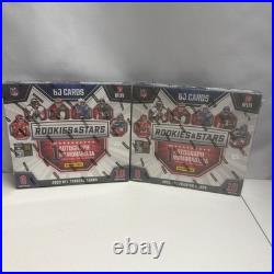 2 Box Lot 2023 Panini Rookies & Stars Football Longevity Box Factory Sealed