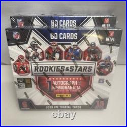 2 Box Lot 2023 Panini Rookies & Stars Football Longevity Box Factory Sealed