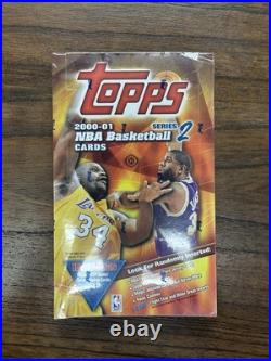 2000-01 Topps Series 2 Basketball NBA Factory Sealed 36 Pack Hobby Box
