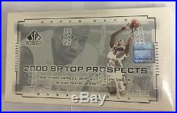 2000-01 Upper Deck SP Top Prospects Basketball Hobby Box Factory Sealed