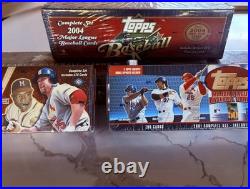 2000-2004 TOPPS Complete Sets Baseball Cards Factory Sealed Sets