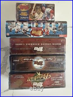 2000-2004 TOPPS Complete Sets Baseball Cards Factory Sealed Sets