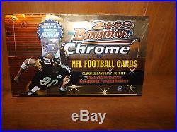 2000 Bowman Chrome Football Factory Sealed Box Tom Brady ROOKIE- Refractor