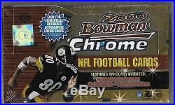 2000 Bowman Chrome Football Sealed Hobby Box Tom Brady