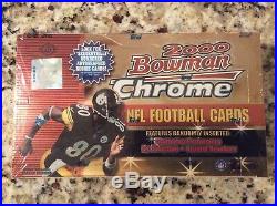 2000 Bowman Chrome NFL Football Hobby Box Tom Brady Rookie SEALED