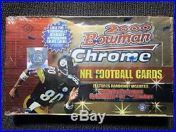 2000 Bowman Chrome NFL Football Hobby Box Tom Brady Urlacher Rc Year Sealed