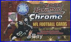 2000 Bowman Chrome SEALED Box 24 Packs with Tom Brady RC