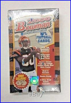 2000 Bowman Football Sealed Hobby Box Tom Brady Rookie Card