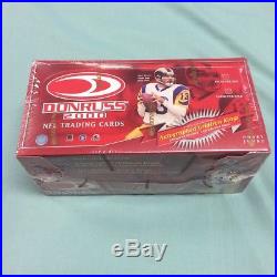 2000 Donruss Football Jumbo Hobby Factory Sealed Box 18 Packs Tom Brady Rookie