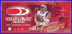 2000 Donruss Jumbo NFL Football Hobby Box Tom Brady Rc Year Sealed