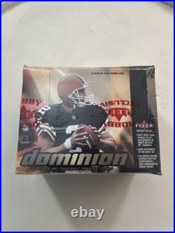 2000 Fleer Dominion NFL 36 Pack Factory Sealed Hobby Box Possible Tom Brady Rc