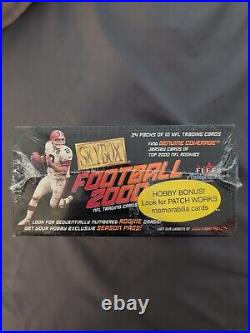 2000 Fleer Skybox NFL Football Hobby Box 24 Packs -factory Sealed