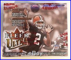 2000 Fleer Ultra Football Sealed 16 Box Hobby Case Tom Brady Rookie WOW! 1/1