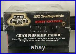 2000 Playoff Contenders Football Sealed Box possible Tom Brady Rookie Cards