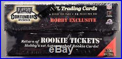 2000 Playoff Contenders Sealed 12 Pack Hobby Exclusive Box, Possible Tom Brady R