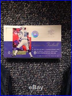 2000 SP Authentic Football Hobby Box Factory Sealed Tom Brady Mint Rookie Card