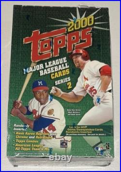 2000 Topps Baseball HTA Box Series 2 Factory SEALED Hobby 36 Packs Of 11 Cards