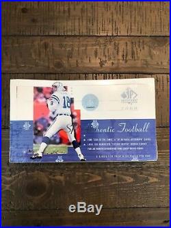 2000 Upper Deck SP AUTHENTIC Football box-FROM A SEALED CASE-MINT BOX