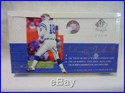 2000 Upper Deck SP Authentic Football Sealed Hobby Box 24 packs Tom Brady RC