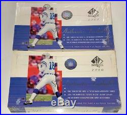 2000 Upper Deck SP Authentic Football sealed Hobby Box possible Tom Brady rookie
