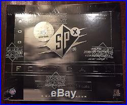 2000 Upper Deck SPx Football Sealed Hobby Box Brady Rookie Unitas Auto 18 packs