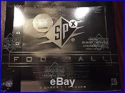 2000 Upper Deck SPx Football Sealed Hobby Box Brady Rookie Unitas Auto 18 packs