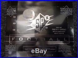 2000 Upper Deck Spx NFL Football Hobby Box 18 Pack Brady Rookie Auto Sealed New