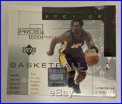 2001-02 Upper Deck Pros and Prospects Basketball Hobby Box Factory Sealed
