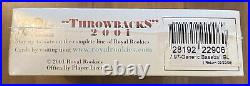 2001 Rr Throwbacks Sealed Baseball Box 18 Packs, 1 Autograph Per Pk(18)royal Ro
