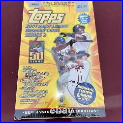 2001 Topps Baseball Series 2 Factory Sealed Box 33, Packs Ichiro, Pujols, ROOKIES