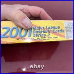 2001 Topps Baseball Series 2 Factory Sealed Box 33, Packs Ichiro, Pujols, ROOKIES