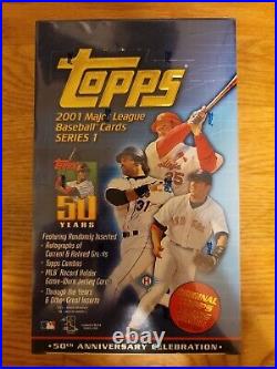 2001 Topps baseball Series 1 Factory sealed box