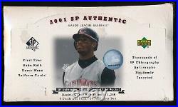 2001 Ud Sp Authentic Sealed Baseball Box