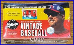 2001 Ud Vintage Baseball Factory Sealed Boxrare Jersey Cardssee Scans