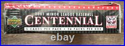 2001 Upper Deck Centennial Minor League Baseball Factory Sealed Hobby Box