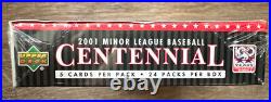 2001 Upper Deck Centennial Minor League Baseball Factory Sealed Hobby Box