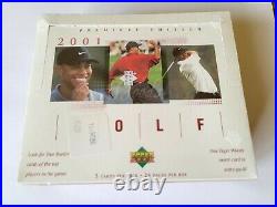 2001 Upper Deck Golf Box? TIGER WOODS RC #1? Sealed from the case
