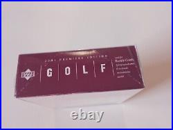 2001 Upper Deck Golf Cards Premiere Edition Sealed Wax Box Tiger Woods RC New