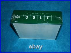 2001 Upper Deck Golf FACTORY SEALED HOBBY BOX TIGER WOODS ROOKIE YEAR & BONUS 2001 Upper Deck Golf FACTORY SEALED HOBBY BOX TIGER WOODS ROOKIE YEAR & BONUS