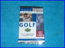 2001 Upper Deck Golf FACTORY SEALED HOBBY BOX TIGER WOODS ROOKIE YEAR & BONUS 2001 Upper Deck Golf FACTORY SEALED HOBBY BOX TIGER WOODS ROOKIE YEAR & BONUS