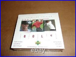 2001 Upper Deck Golf Factory Sealed Box Trading Cards 24 Packs Tiger Woods