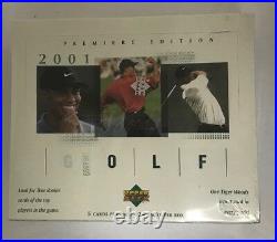 2001 Upper Deck Golf Factory Sealed Hobby Box Tiger Woods