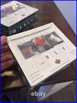 2001 Upper Deck Premiere Edition Golf Sealed GREEN Hobby Box Tiger Woods READ