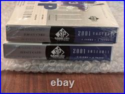 2001 Upper Deck SP Game Used Baseball Hobby Box Factory Sealed (LOT OF 2)