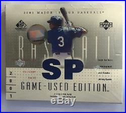 2001 Upper Deck SP Game Used Factory Sealed Baseball Hobby Box