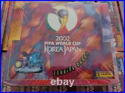 2002 Panini FIFA World Cup Soccer Korea Japan Box Factory Sealed Cards