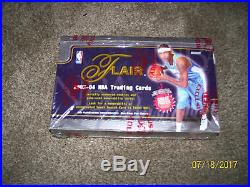 2003-04 Fleer Flair Basketball Sealed Hobby Box (20 packs/5 cards per)